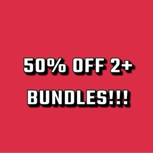 50% off 2+ bundles!